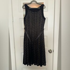Perceptions Black Midi Cocktail Dress - XL